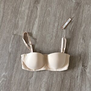 SKIMS Cream Everyday Bra with Adjustable Straps